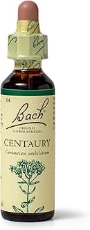 Bach Original Flower Remedies Centaury, Stand Your Ground, Stay Assertive, Emotional Wellness, Natural Flower Essence, 20ml