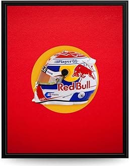 InkFlow Racing Helmet Poster - High-Quality F1 Wall Art - Stylish Formula 1 Helmet Print for Bedroom, Office, or Living Room - Perfect Gift for F1 Fans - 24x32 Unframed Wall Art