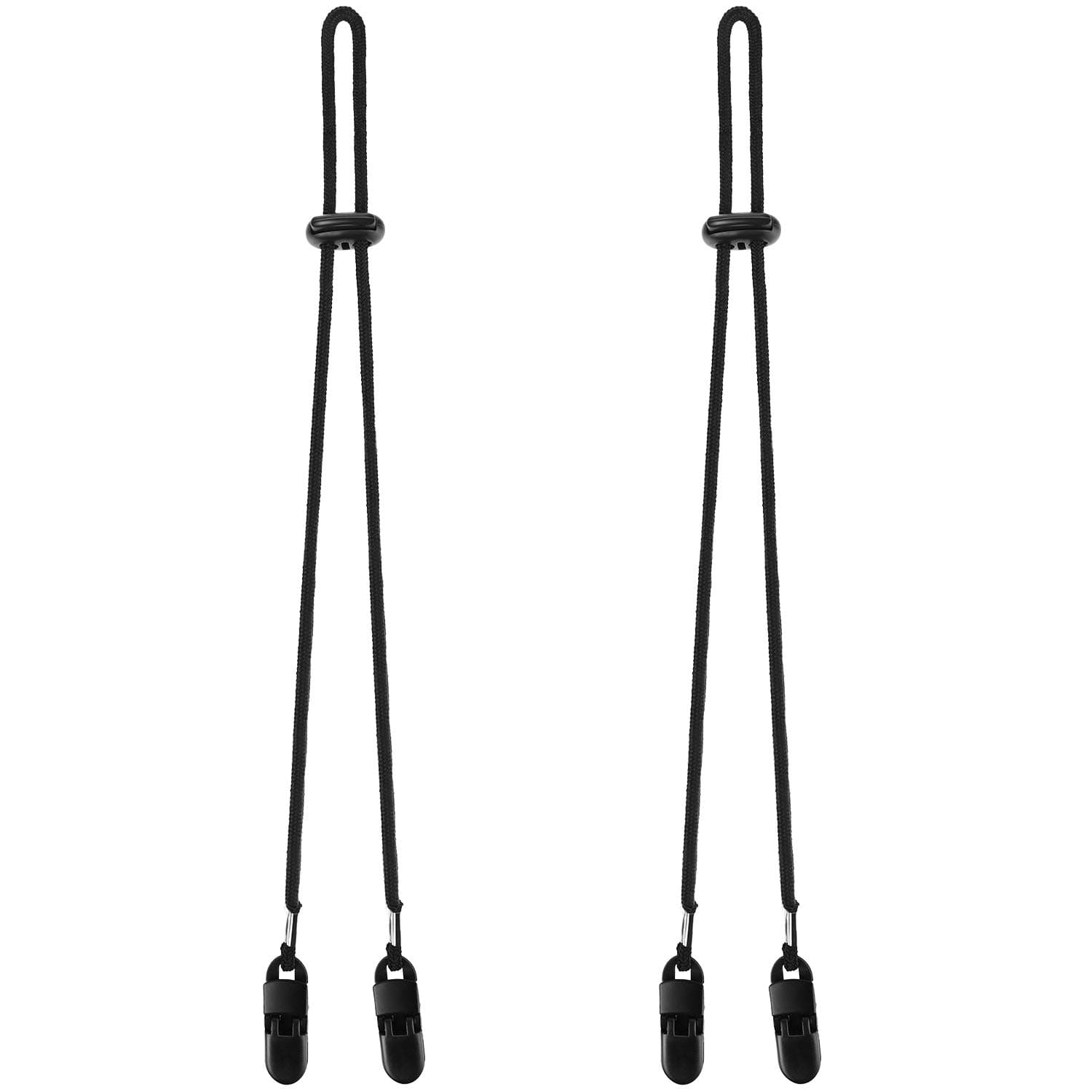 2 Pieces Hat Clips for Wind Adjustable Hat Strap Reusable Thin Cord Chin Straps for Outdoor Travel Fishing Boating