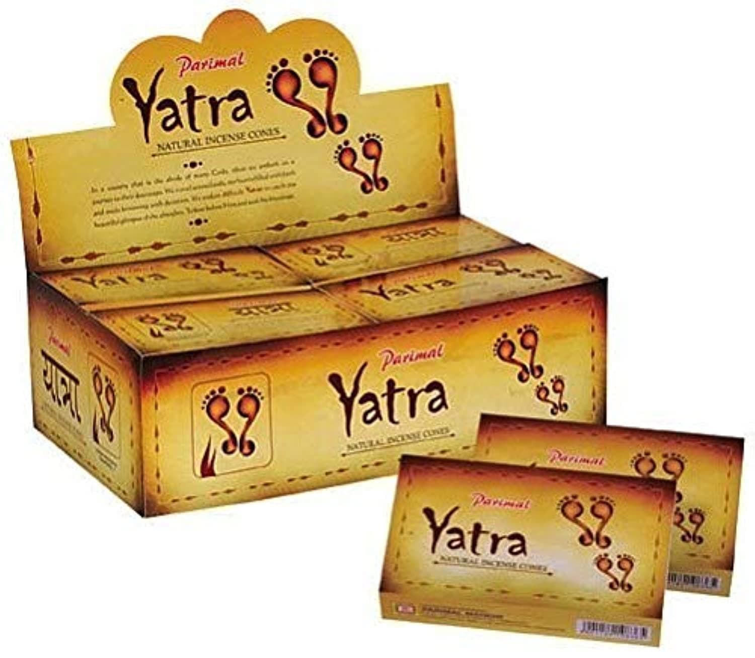 YATRA PARIMAL Incense Cones 12 Boxes