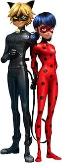 SC2313 Miraculous Lady Bug Cat Noir Combo Cardboard Cutout Standup Standee