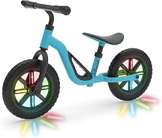 Chillafish Charlie Kids Balance Bike: Lightweight Frame, Toddler Bicycle with No-Puncture Tires, Adjustable Seat & Handle Bars, Easy Carry Handle