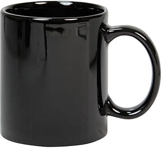 Ceramic Glossy Black Coffee/Tea Mug | Ideal for Gift (325 Ml)