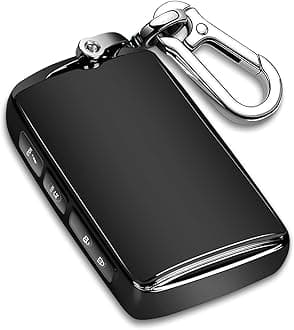 QBUC for Mazda Key Fob Cover,TPU Protector Key Holder with Keychain for 2019-2021 Mazda 3,for 3 Hatchback,for 2020-2021 CX-5,CX-30,CX-9,CX-12 3-4-Buttons Smart Key(Black)