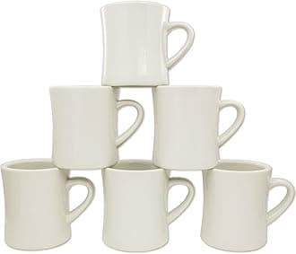 COLETTI Diner Style Stoneware Mugs