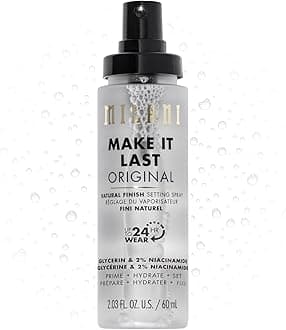 Make It Last Setting Spray + Primer - Original Natural Finish, 24-Hour Wear Long Lasting Makeup Sealer & Finishing Spray, Cruelty-Free Vegan Face Mist, 2.03 Fl. Oz