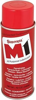 M1 Industrial Quality All-Purpose Lubricant - Micro-Thin, Airtight Coating, Silicone-Free, Penetrates Quickly, Cleans and Polishes - 12 oz. Aerosol Can - M1-95173