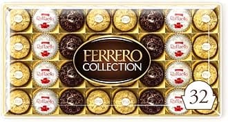 Collection, Large Box of Specialties: Ferrero Rocher, Ferrero Rondnoir & Raffaello, Gift Idea ​For Women & Men, Box of 32 (359g)