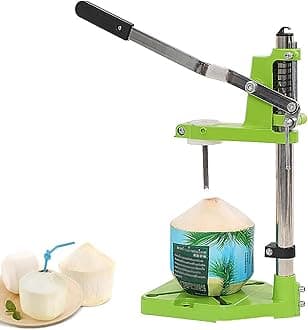 Commercial Coconut Opener for Young/Tender, Manual Coconut Hole Opening Machine, Hand Press Driller Coconut Opener Tool for Home Fruit Shop