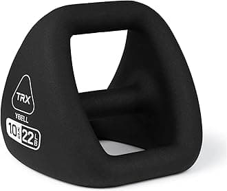 TRX YBell Neo Series 3-in-1 Kettlebell, Dumbbell and Push Up Bar Workout Equipment | Commercial Grade Neoprene Coated Surface | Perfect for Strength Training & Conditioning Workouts
