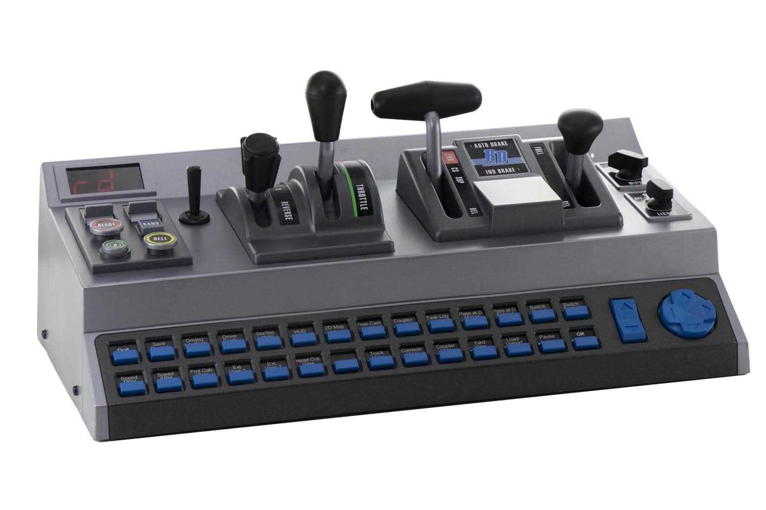 RailDriver USB Desktop Train Cab Controller with Trainz Railroad Simulator 2020