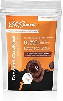 Keto Friendly Chocolate Dessert Healthy Diet Cookies Biscuits Snacks For Diet, With Sugar Free, No Maida, Zero Sugar & Zero Preservatives, 200 Grams - (Pack Of 1)