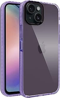A rtistque Ultra Stylish Back Cover Case for iPhone 15 | Premium Shockproof TPU | Protective Design | iPhone 15 Bumper Back Cover - Purple