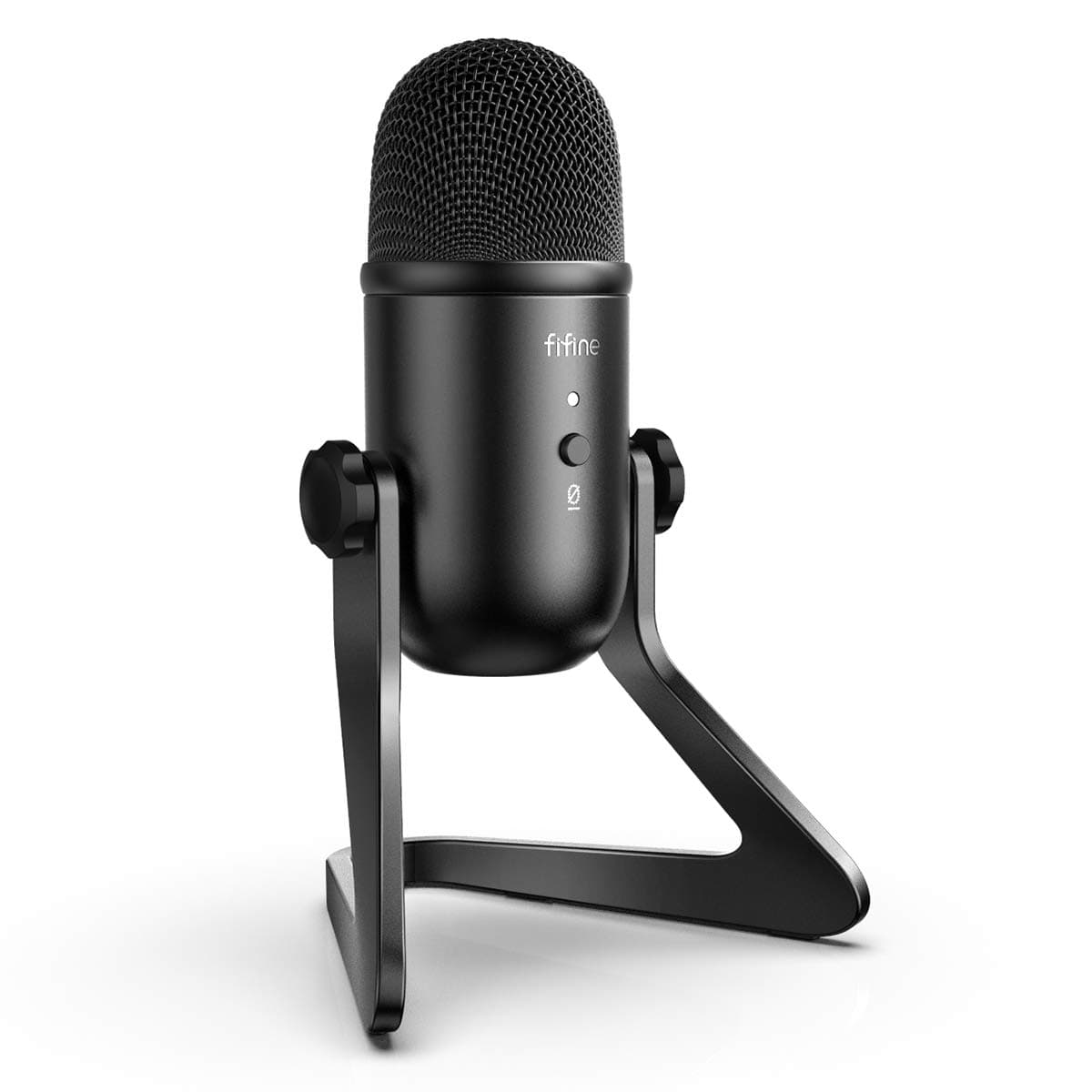 USB Podcast Microphone for Recording Streaming, Condenser Computer Gaming Mic for PC Mac, Headphone Output&Volume Control, Mic Gain Control, Mute Button for Vocal, YouTube (K678)