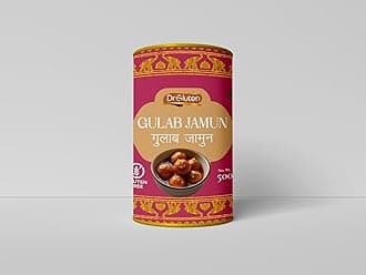 Dr. Gluten Gulab Jamun | Gluten Free, No Preservatives | Sweet and Syrupy Taste | Ready-to-Eat Delicious and Nutritious Indian Dessert | Ideal for Festivals, Celebrations & Special Occasions 500gm