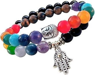 Young & Forever Gift Mens Fashion Best Friend Accessories Friendship Gifts Crystal Beads Jewellery Hand bracelet for Men women girls couple boys Birthday Gift