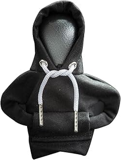 Car Shift Knob Hoodie, Funny Sweater for Gearshift, Automotive Interior Accessories (Black)
