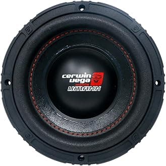 Cerwin Vega VMAXX 6.5" 200W RMS 2-Ohm Dual Voice Coil, High-Performance Car Subwoofer - Enhanced Cooling, Low Distortion, Perfect for Car Audio Systems & Powered Subwoofer Enthusiasts VMAX65D2