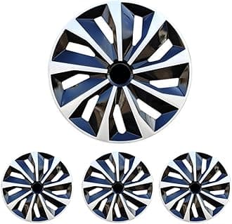 Wheel Cover Hub Cap Car Accessories 12 Inch Wheel Rim Cover for Universal New Trim, 4Pcs,A