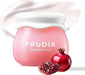 FRUDIA Pomegranate Nutri-Moisturizing Face Cream (0.35 oz) - Anti-Aging and Firming Korean Face Moisturizer w/63% Pomegranate Extract, BL-FILL UP & Vegan Collagen | Vegan & Cooling
