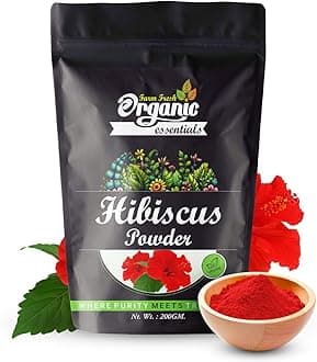 Organic EssentialsHibiscus Powder For Hair Growth – Pure And Chemical-Free For Healthy, Vibrant Hair