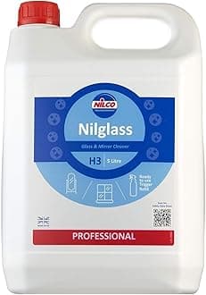 NilcoH3 Nilglass Glass and Mirror Cleaner, 5L
