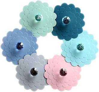 Set 6 Extra Large Silicone Cup Lid Camping Mug Lid - Tea Cup Lid Coffee Cup Lid Silicone Coffee Mug Covers Universal Cup Lids Silicone Outdoor Drink Cover Cup Dust Cover，Assorted 6 Colors