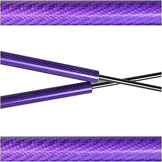 Hood Struts Compatible With Toyota Innova Zenix 3rd AG10 2023 2024 2025 Bonnet Modify Gas Spring Lift Support Shock Absorber Damper Prop Rod(Purple carbon fiber)