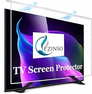 ZINSO ULTRAMAC 43 inch 3mm Acrylic TV Screen Guard | 9H Hardness | Scratch & Splash Resistant | ISO Certified Protection with Ultra HD Clarity