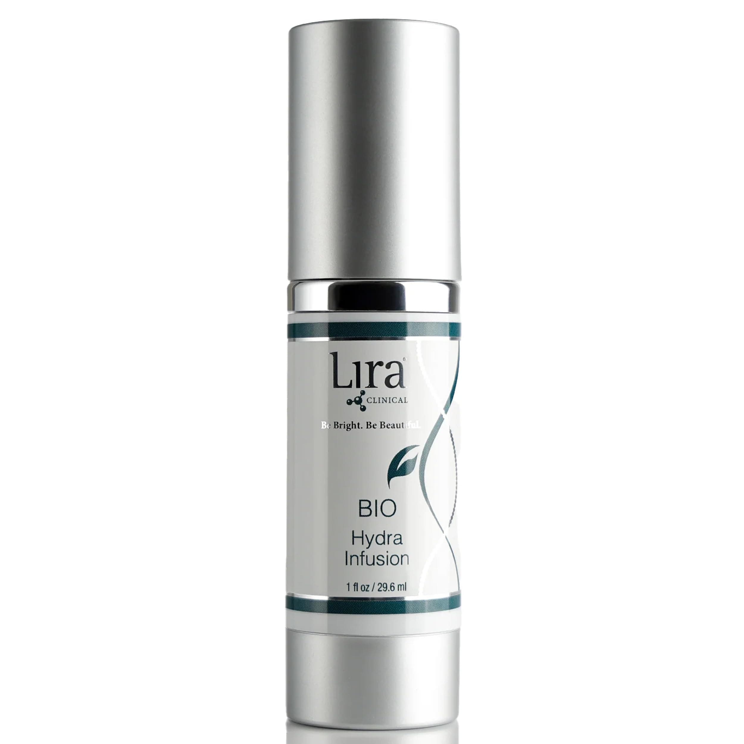 Lira Clinical BIO Hydra Infusion - Hydrating Face Serum with Hyaluronic Acid, Plant Stem Cells, and Minerals - Lightweight Facial Serum for Smooth, Refreshed Skin - Travel Size Daily Skincare - 1 Oz