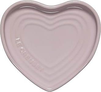 LE CREUSETStoneware Heart Shaped Spoon Rest, 5", Shallot
