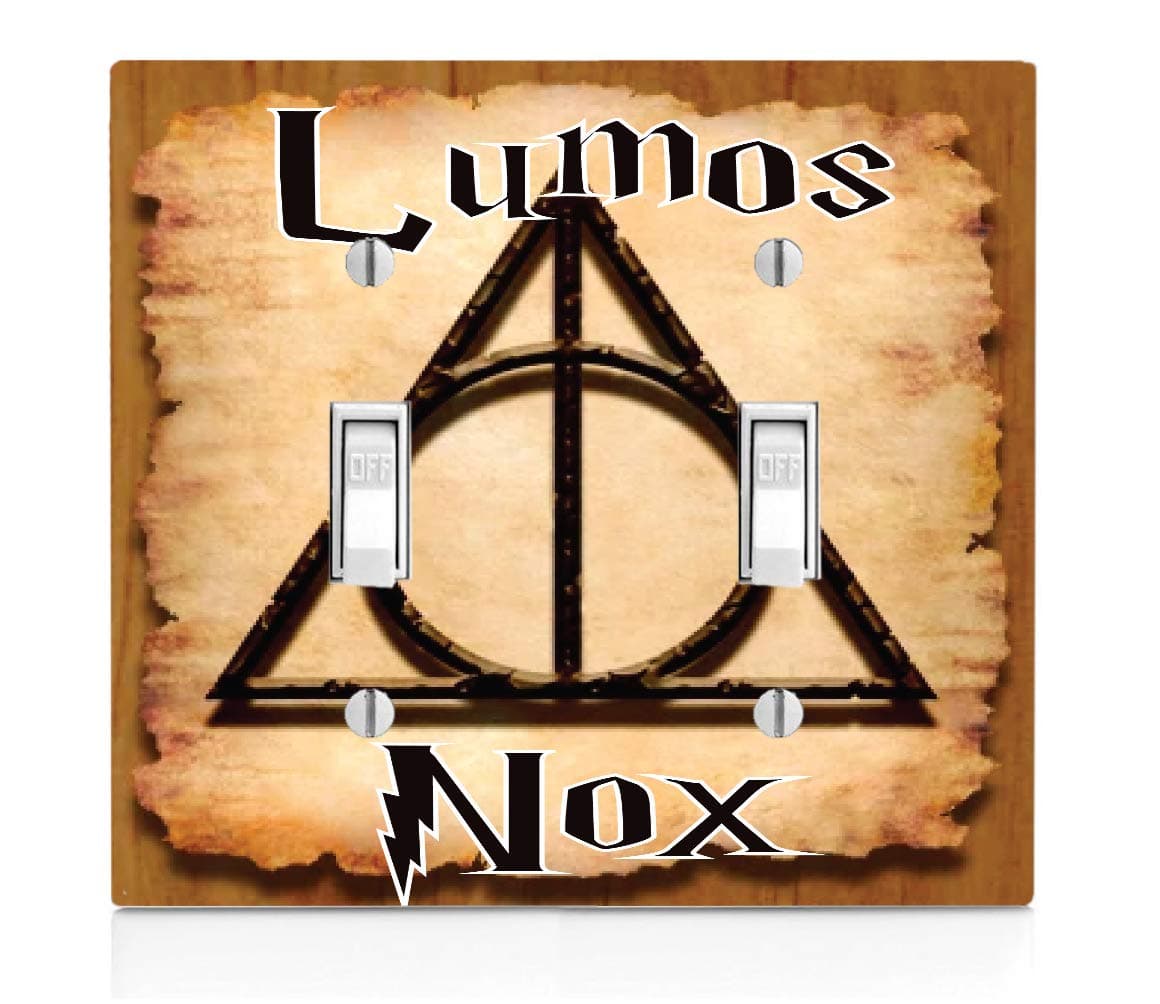 Lumos Nox Double Light Switch Plate