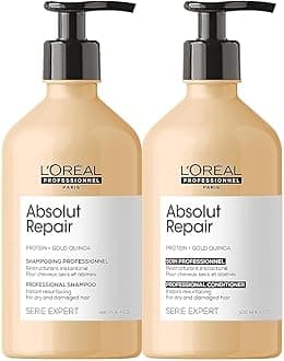 Absolut Repair Shampoo & Conditioner Set - Repairs Damage & Provides Hair Shine, For Dry, Damaged Hair