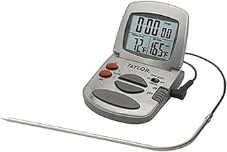 Taylor Precision Products Digital Cooking Thermometer with Probe and Timer