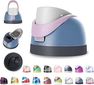 Replacement Lid for Owala Freesip,Compatible with Owala Freesip Water Bottle 16oz 24oz 32oz 40oz,Premium Replacement Accessories for Owala Cap,Leakproof,BPA-Free(Dusty Blue)