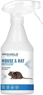 500 ml Rats & Mice Repellent Spray, EXTRA STRONG Organic Oil Formulation, Non-Toxic, Fast Acting, Outdoor use, Safe for Humans & Animals