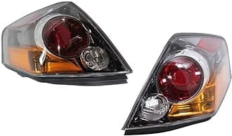 For 2007-2009 Nissan Altima Tail Light Driver and Passenger Side Hybrid w/Bulbs DOT Certified NI2800176, NI2801176 | 26555-ZN50A, 26550-ZN50A