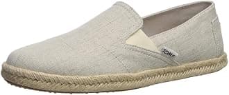 TOMSWomen's Redondo Rope Espadrille Loafer Flat, Natural Crosshatch Jacquard, 7