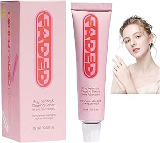 Faded Brightening and Clearing Serum,Reduces Marks Facial Serum,Reduce Wrinkles, Skin Care Suitable for All Skin Types,Hydrated Softer Skin 15 ml