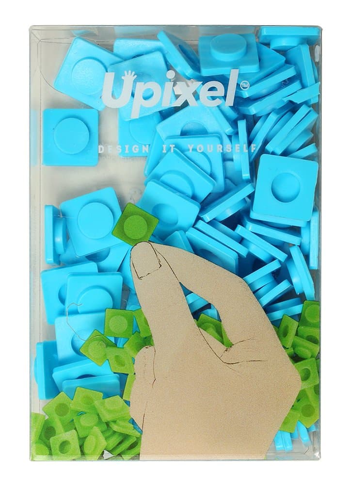 Upixel Large Pixel Chips - Create Pixel Art on Backpacks, Purses, iPhone Cases & More – Sky Blue