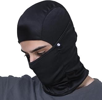face mask for bikers full face mask for bikers helmet head cover balaclava for men bike riding & biker head cover for helmet for men Balaclava for adult Black Masks for Bike Riding Matt Black