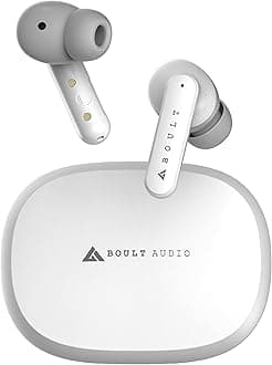 Boult Audio AirBass Encore Bluetooth Truly Wireless in Ear Earbuds with Mic (White)