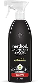 Method Daily Granite Cleaner Spray, Apple Orchard, Plant-Based Cleaning Agent for Granite, Marble, and Other Sealed Stone, 28 oz Spray Bottle (Pack of 1)