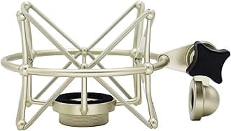 TLM 103 Shock Mount - Microphone Mount Compatible for Neumann TLM 103 M147 Condenser Mic by SUUNTOK,Silver