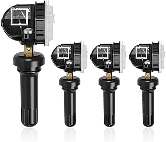 TPMS Sensor GM Chevrolet 4 Pack, 315MHZ,Tire Pressure Monitoring Sensor Compatible with Buick Chevy Cadillac GMC OE#13598771,13598772,13586335,13581558,13598255,22854866,12768826,20922900,13589597