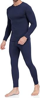 Thermal Underwear for Men Long Johns with Fleece Lined Base Layer Men Cold Weather Top Bottom