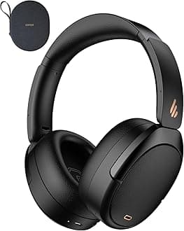 - Edifier WH950NB Gen 2 Wireless Hybrid Active Noise Cancelling Headphones, Hi-Res Audio with LDAC 8-Level ANC, Spatial Sound 80H Playtime Bluetooth 5.4 Foldable 3.5mm AUX, Travel Case - Black