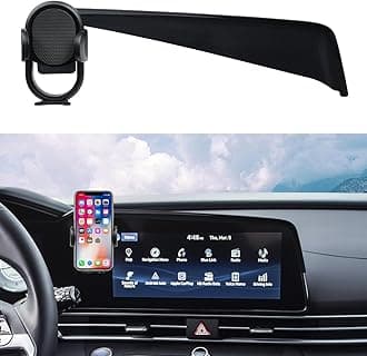 Car Phone Holder for 2021-2025 Hyundai Elantra Accessories Phone Mount 10.25-Inch/8-Inch Screen Cell Phone Automobile Cradles Hands-Free 360 Degree Rotation