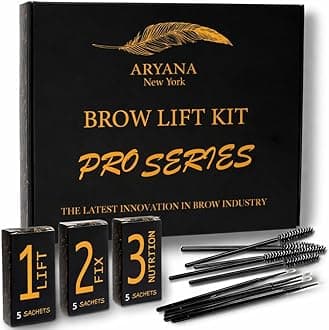 ARYANA NEW YORK Eyebrow Lamination Kit Professional | DIY at Home or Salon Use Eyebrow Lamination Kit | Instant Lift for Brow Brow Lift Sachet Professional Series