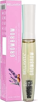 Growbrow - Eyelash, Lashes & Eyebrows Hair Growth & Volume Serum With Castor, Onion Oil & Vitamin E, 12 ML